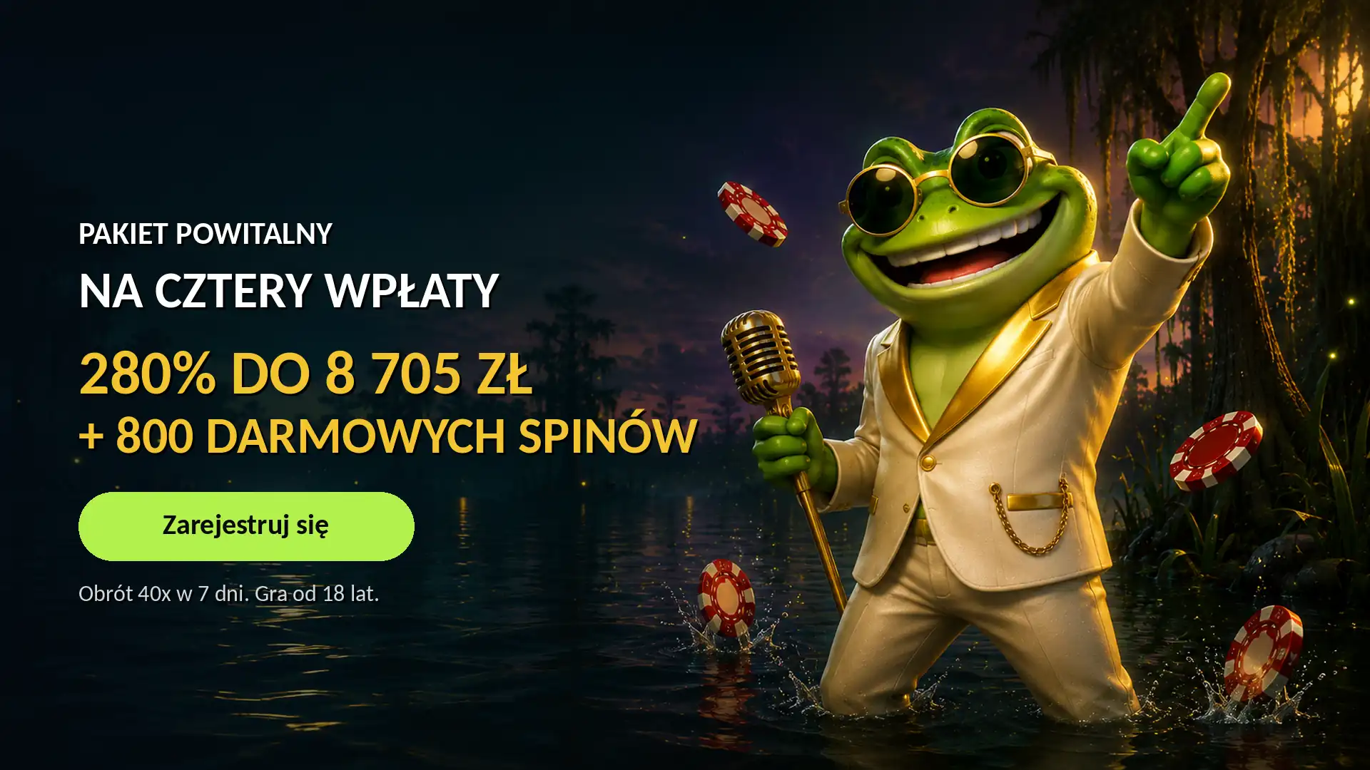 Spinline Casino - pakiet powitalny na cztery wpłaty